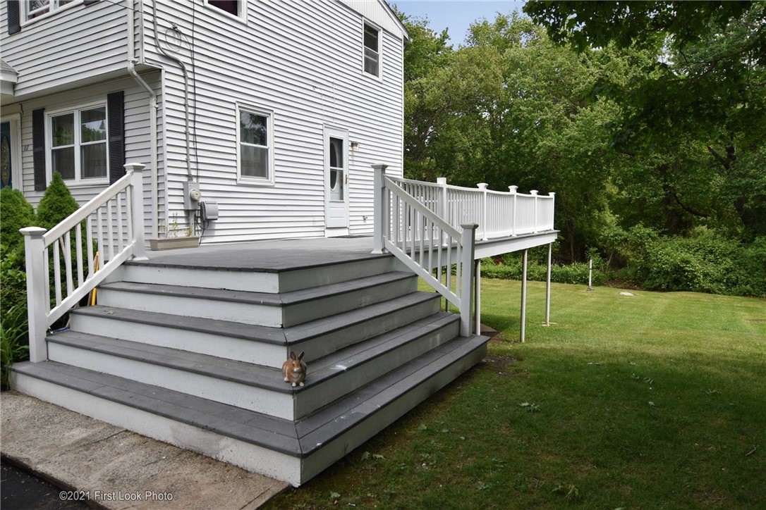 107 Bonnet Shores Road Narragansett, RI 02882 - Photo 4 of 33 Deck and entrance into the kitchen.