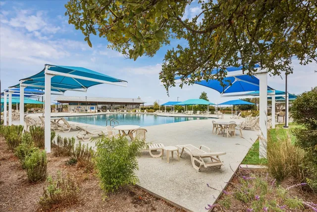 a view of a lake with a house