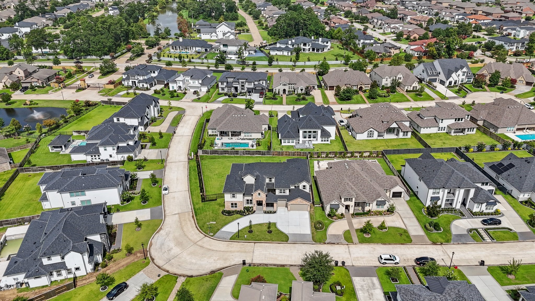 24807 Pacific Dunes Lane Spring, TX 77389 - Photo 46 of 50 an aerial view of a houses with outdoor space