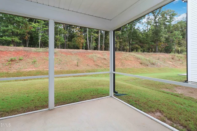 a view of outdoor space and porch