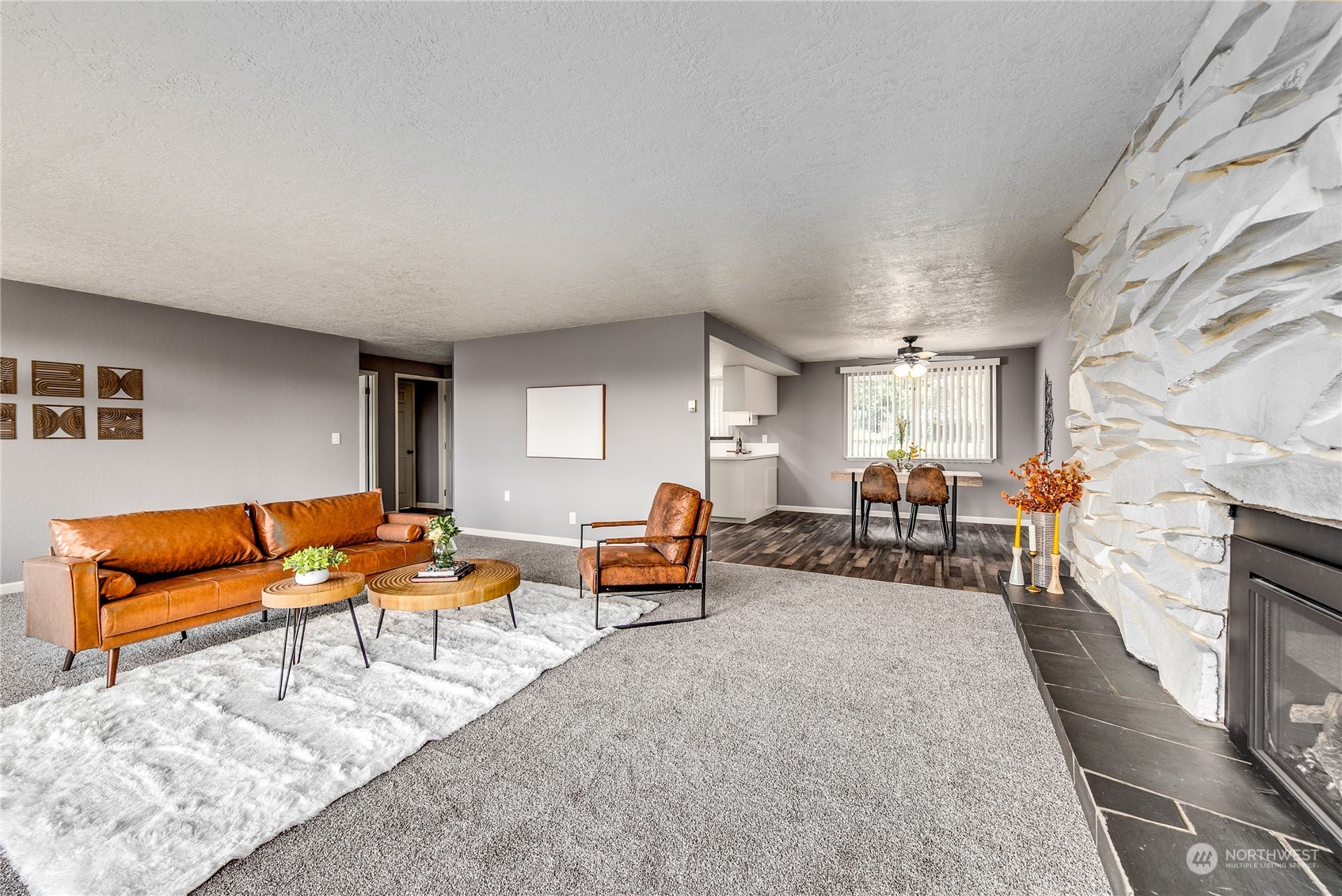 4751 Southeast Horstman Road Port Orchard, WA 98366 - Photo 15 of 40 a living room with furniture and a couch