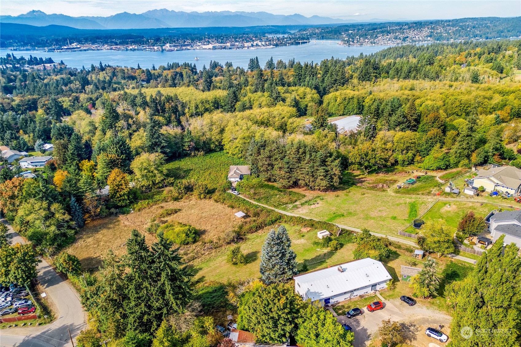 4751 Southeast Horstman Road Port Orchard, WA 98366 - Photo 39 of 40 a view of a yard with an outdoor space
