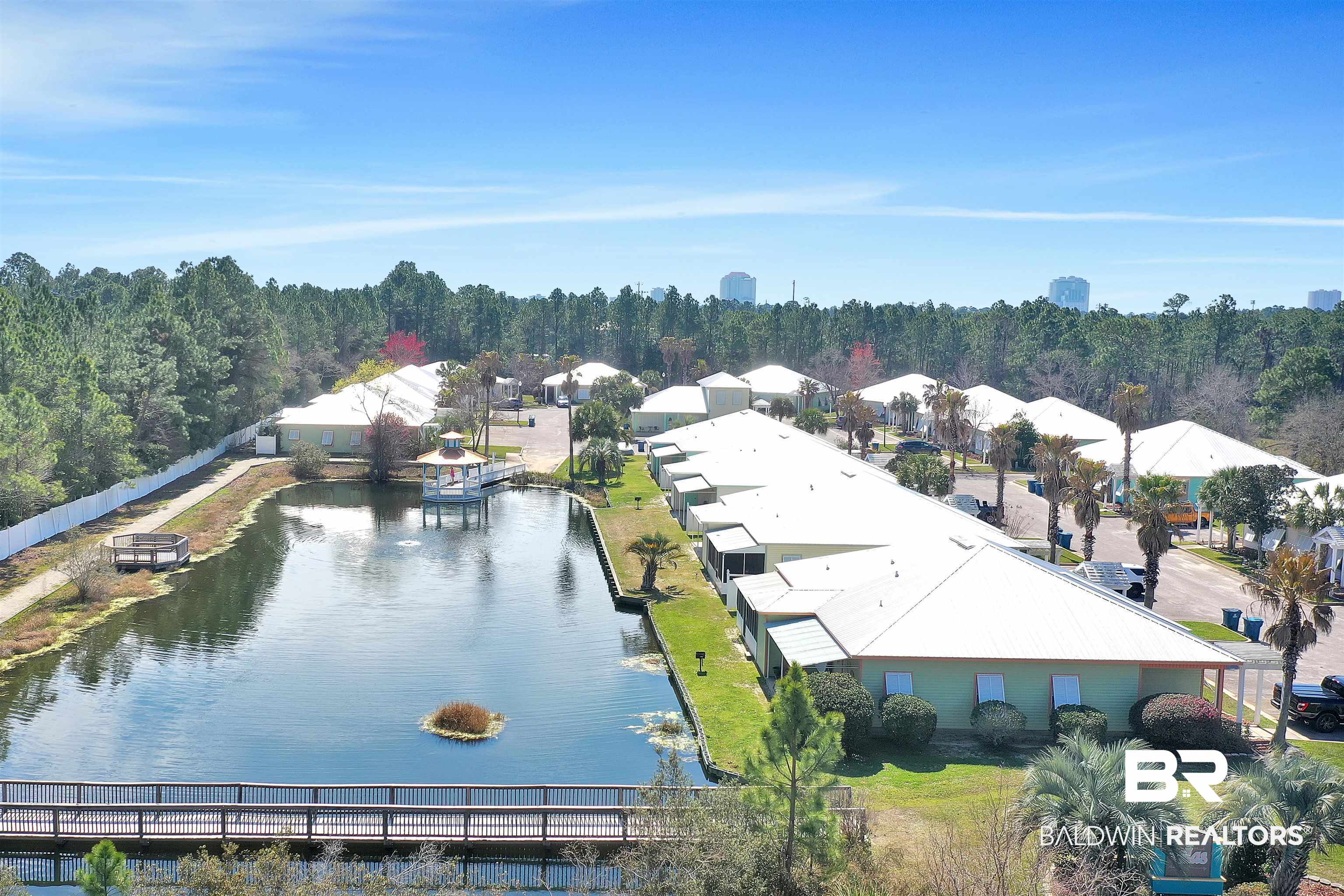 4324 B Lindsey Lane, Unit 4324B Orange Beach, AL 36561 - Photo 30 of 33 Bird's eye view featuring a water view