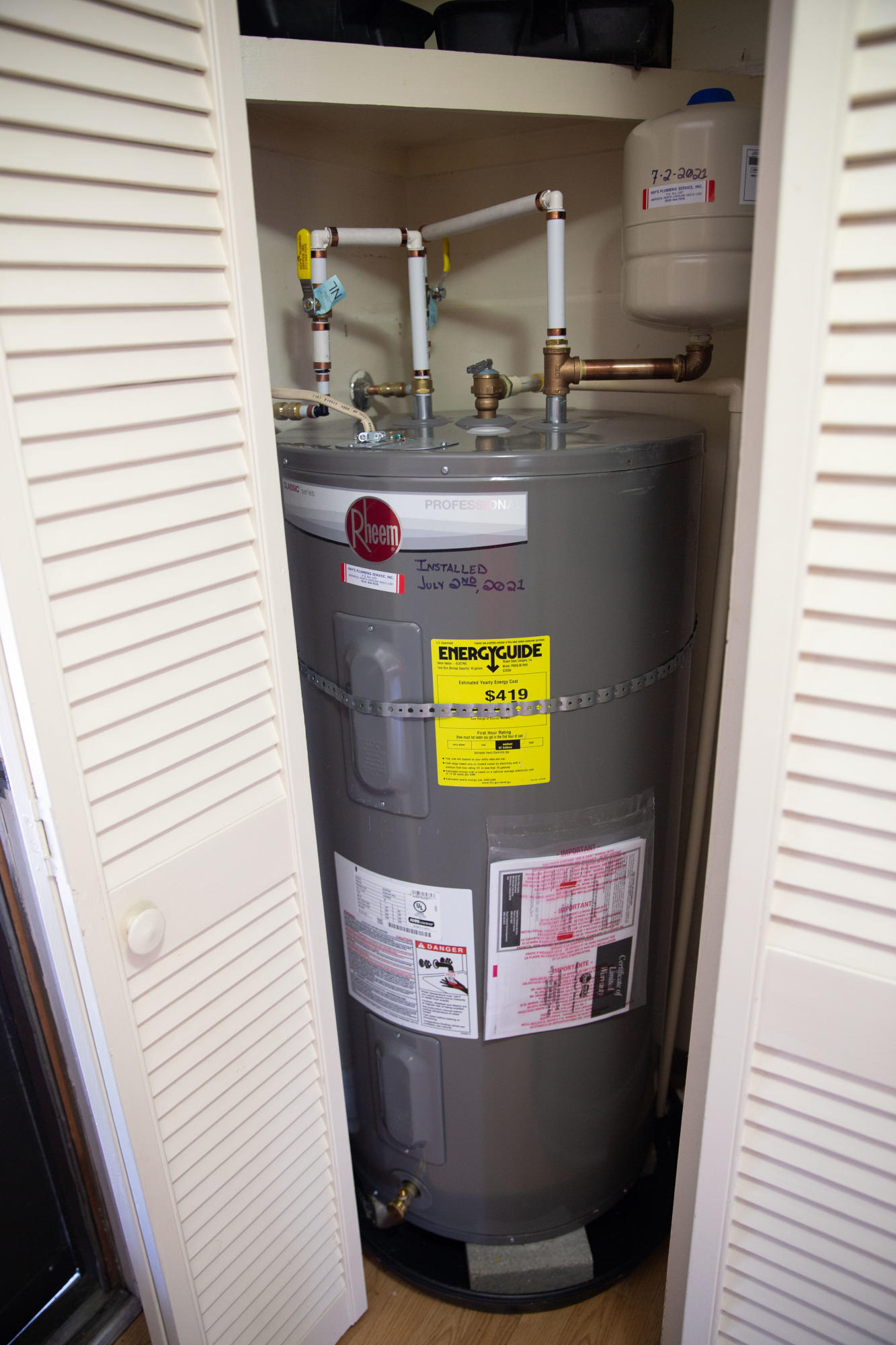 322 Windsor Road Guyton, GA 31312 - Photo 18 of 19 Brand new water heater, installed July 2, 2021.