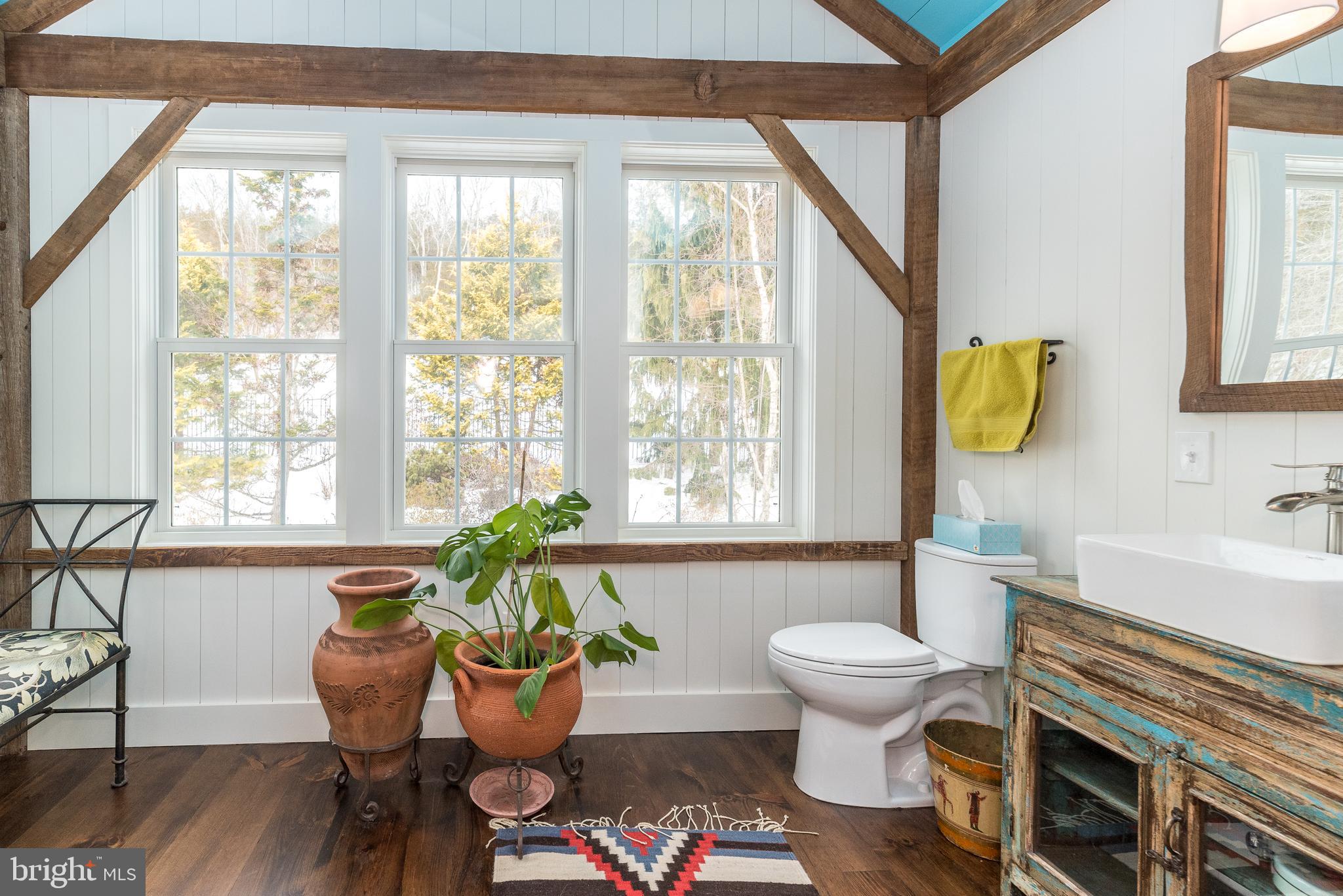 23 Lily Valley Road Erwinna, PA 18920 - Photo 45 of 81 a living room with furniture and a potted plant