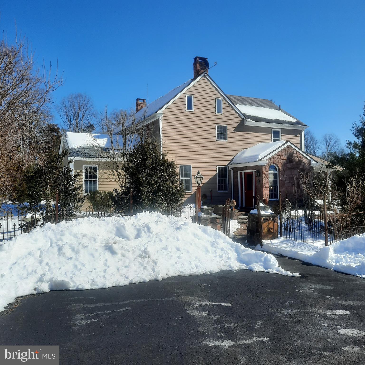 23 Lily Valley Road Erwinna, PA 18920 - Photo 5 of 81 a view of a house with snow on the road