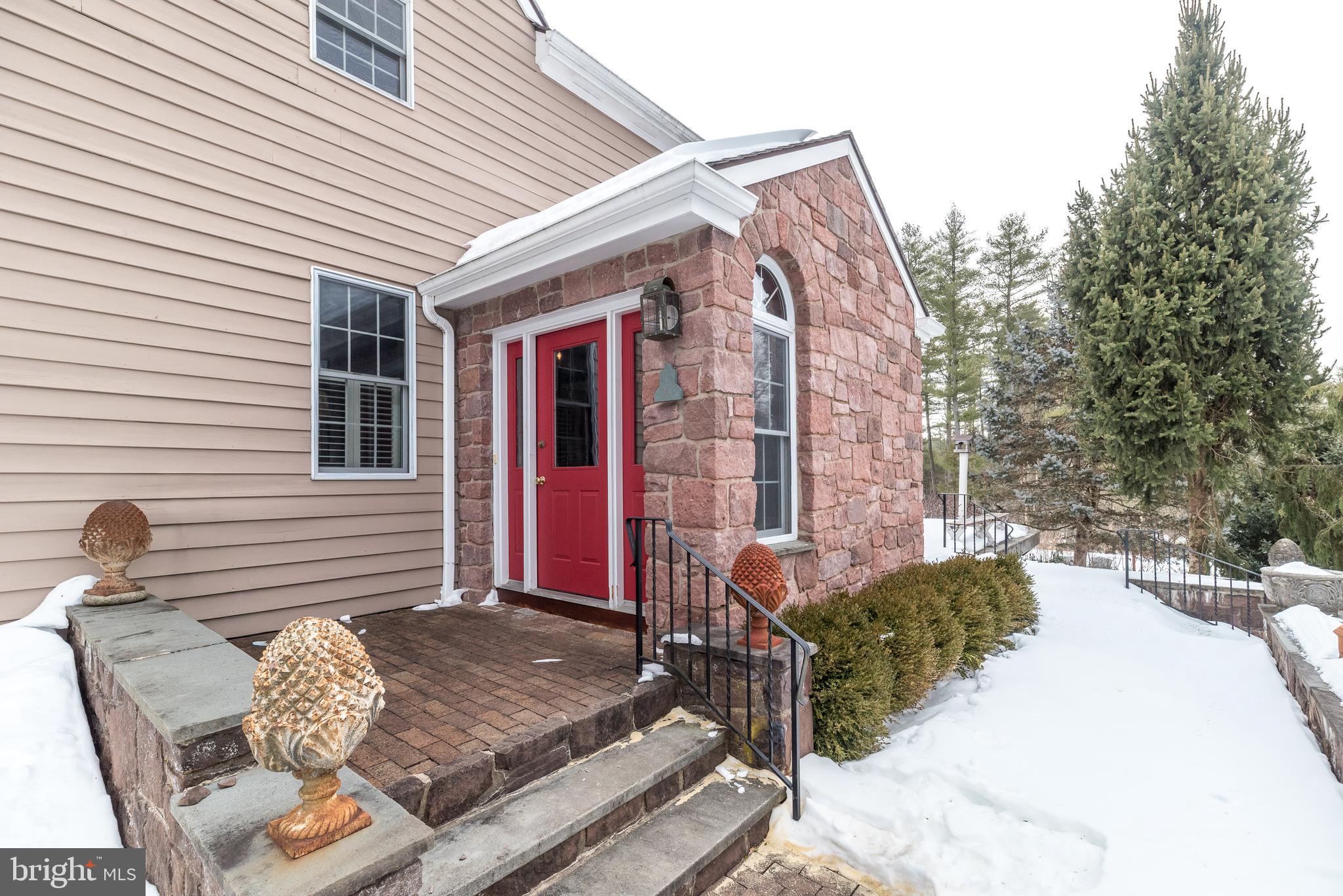 23 Lily Valley Road Erwinna, PA 18920 - Photo 64 of 81 a front view of house with outdoor seating