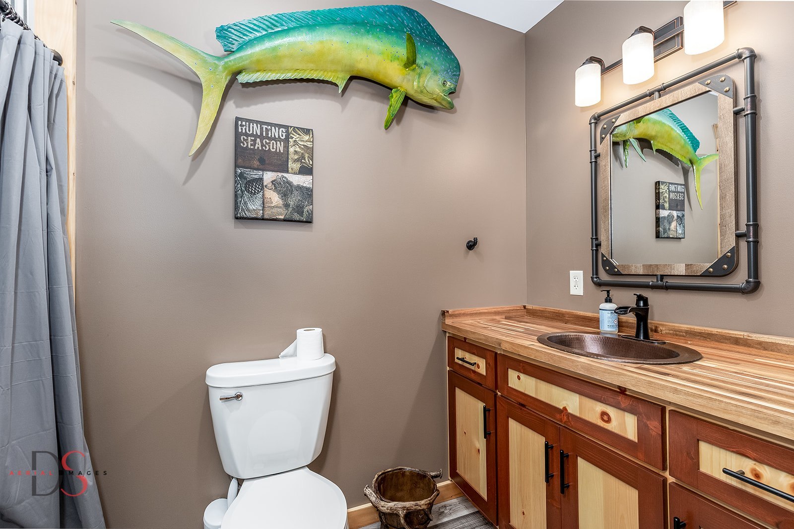 2834 East 2525th Road Marseilles, IL 61341 - Photo 25 of 31 a bathroom with a toilet sink and mirror