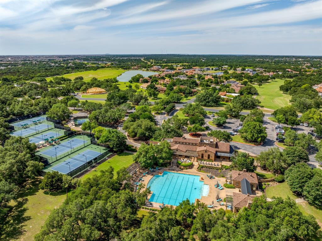 903 Flint Ridge Trail Georgetown, TX 78628 - Photo 36 of 39 Aerial view of a pool