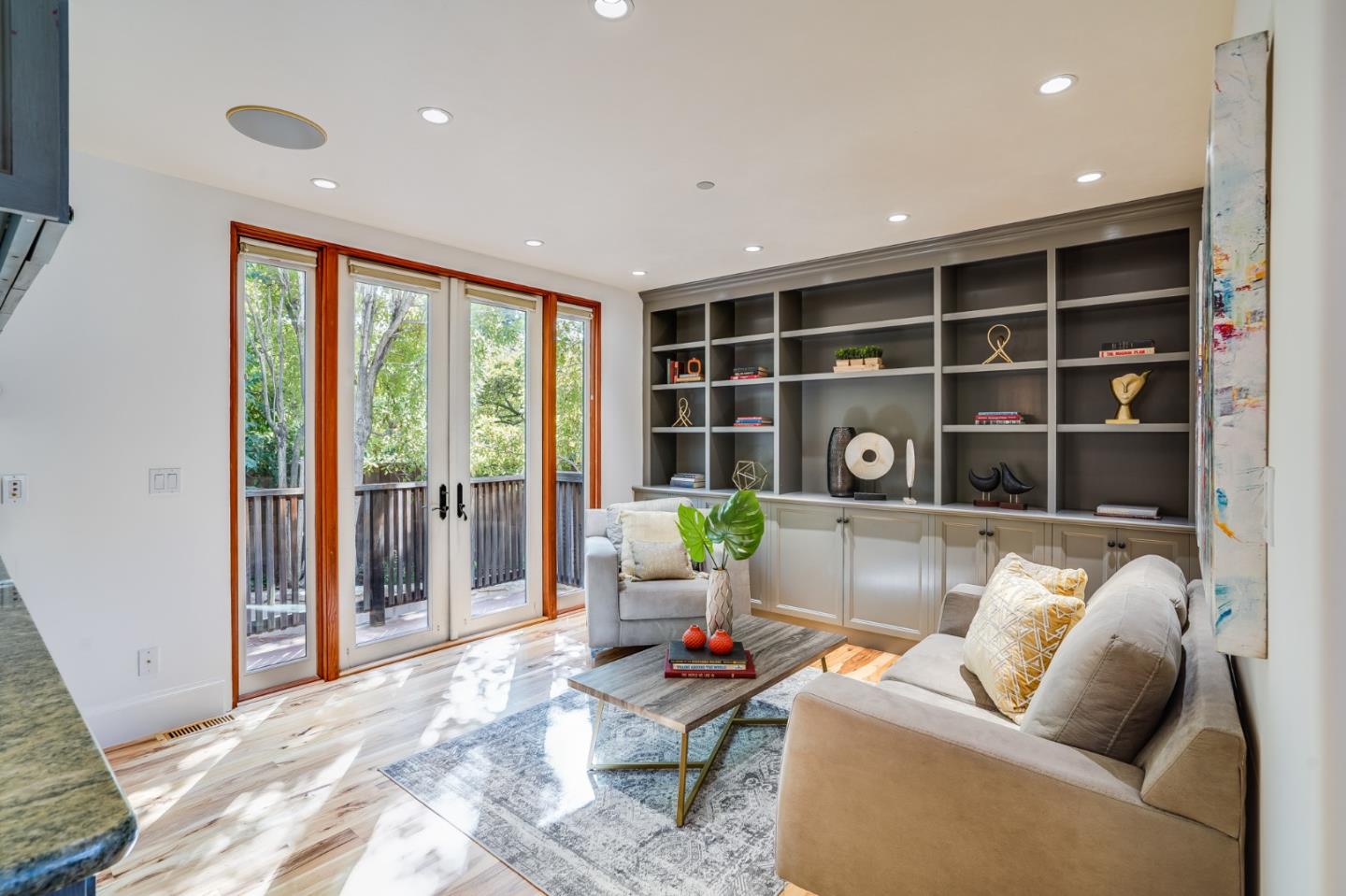 720 Edgewood Road San Mateo, CA 94402 - Photo 15 of 56 a living room with furniture and a large window