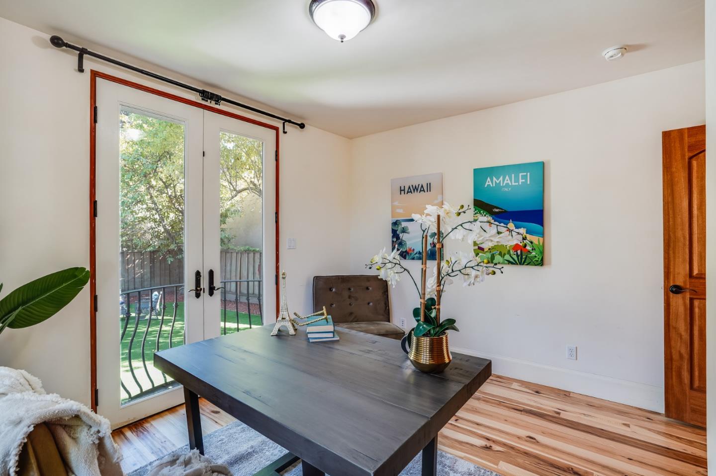 720 Edgewood Road San Mateo, CA 94402 - Photo 25 of 56 a view of a workspace with furniture and a window