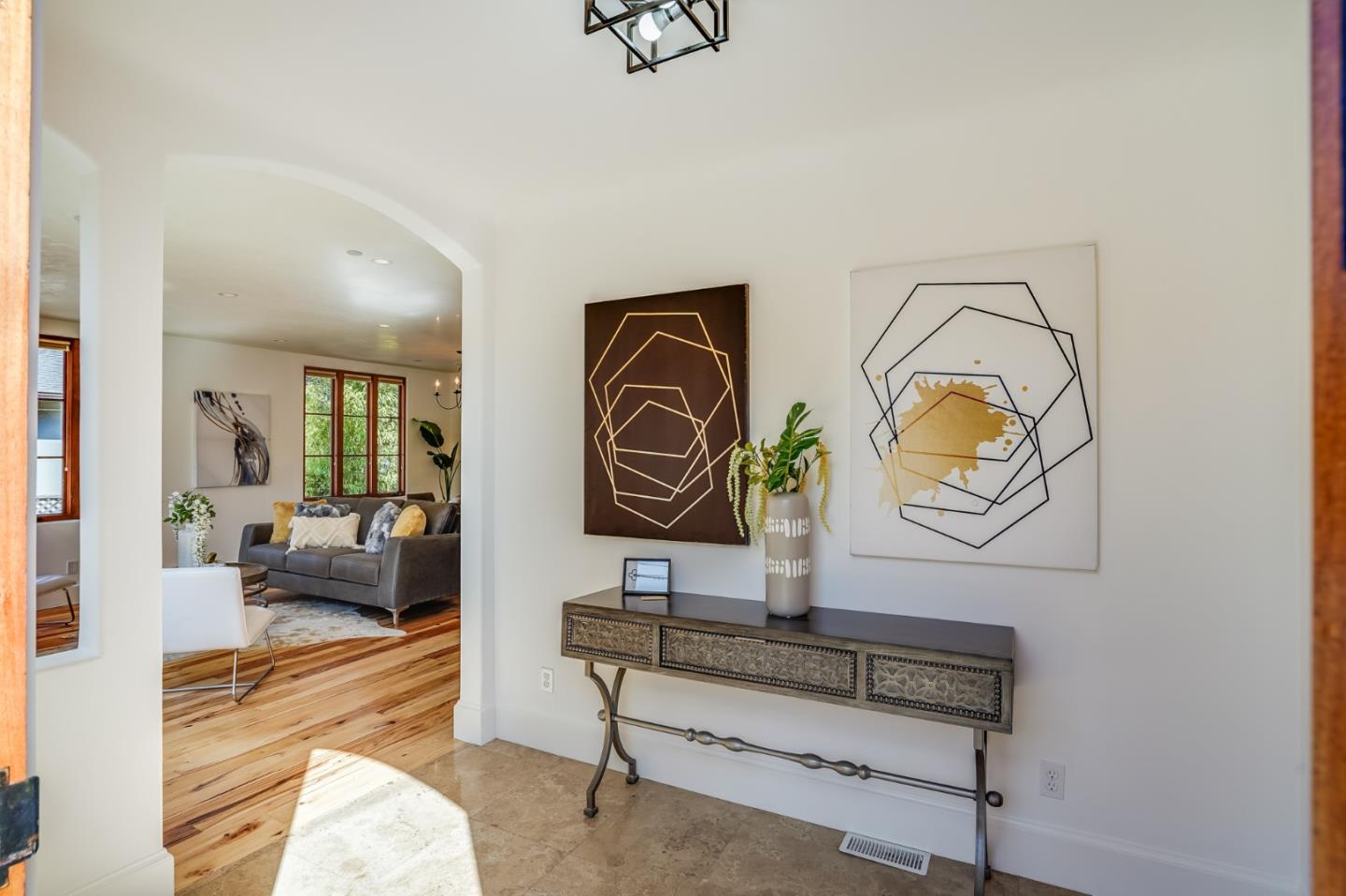 720 Edgewood Road San Mateo, CA 94402 - Photo 5 of 56 a living room with furniture and a potted plant