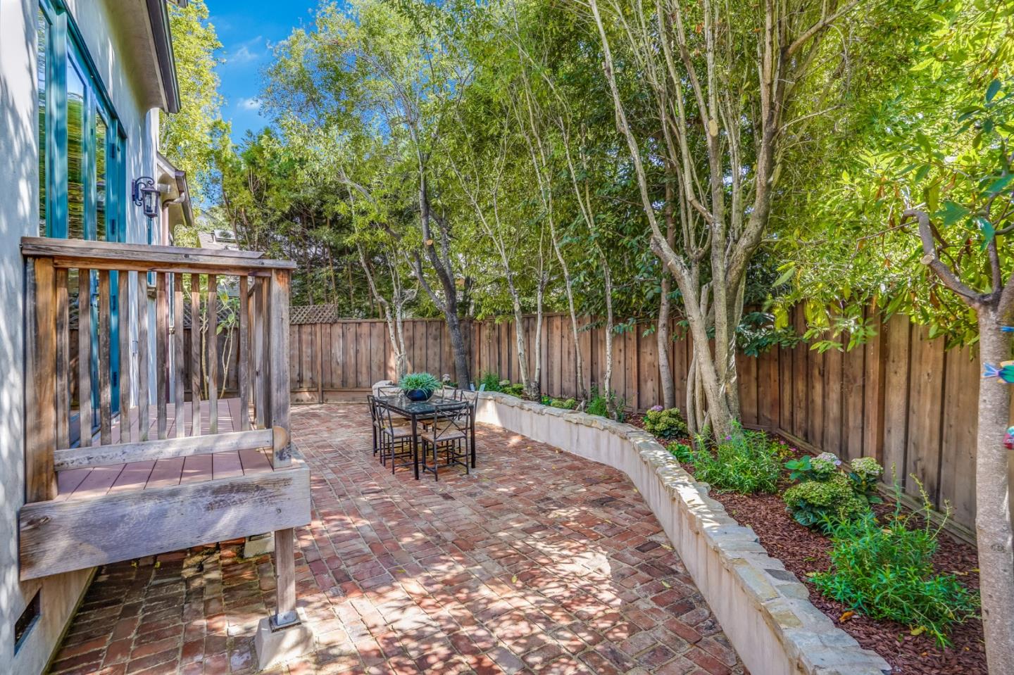 720 Edgewood Road San Mateo, CA 94402 - Photo 53 of 56 a view of backyard with deck and wooden fence