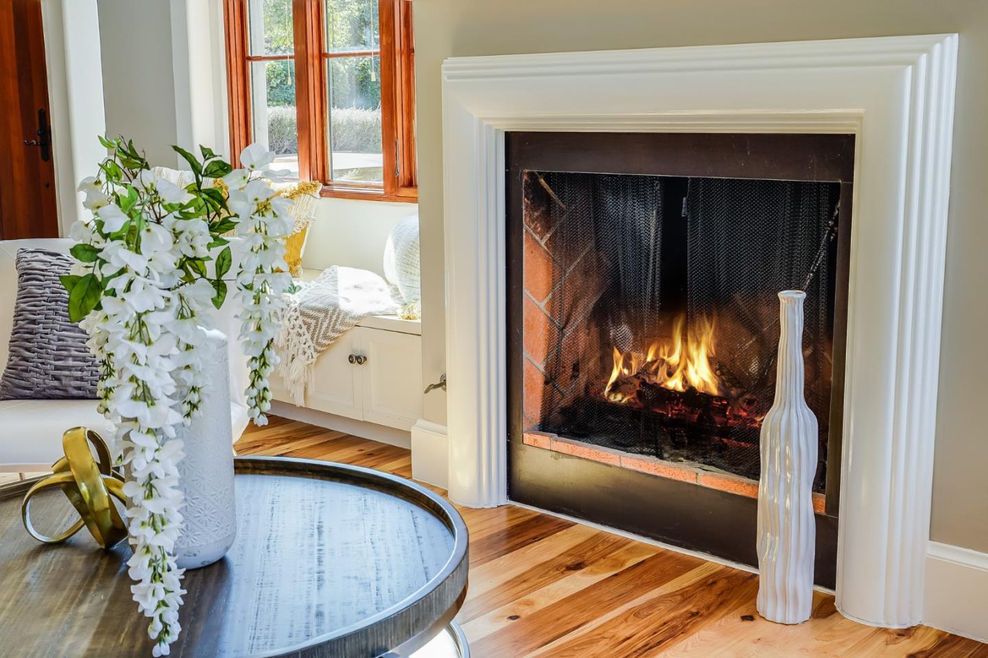 720 Edgewood Road San Mateo, CA 94402 - Photo 10 of 56 a view of a living room has a fireplace in a room