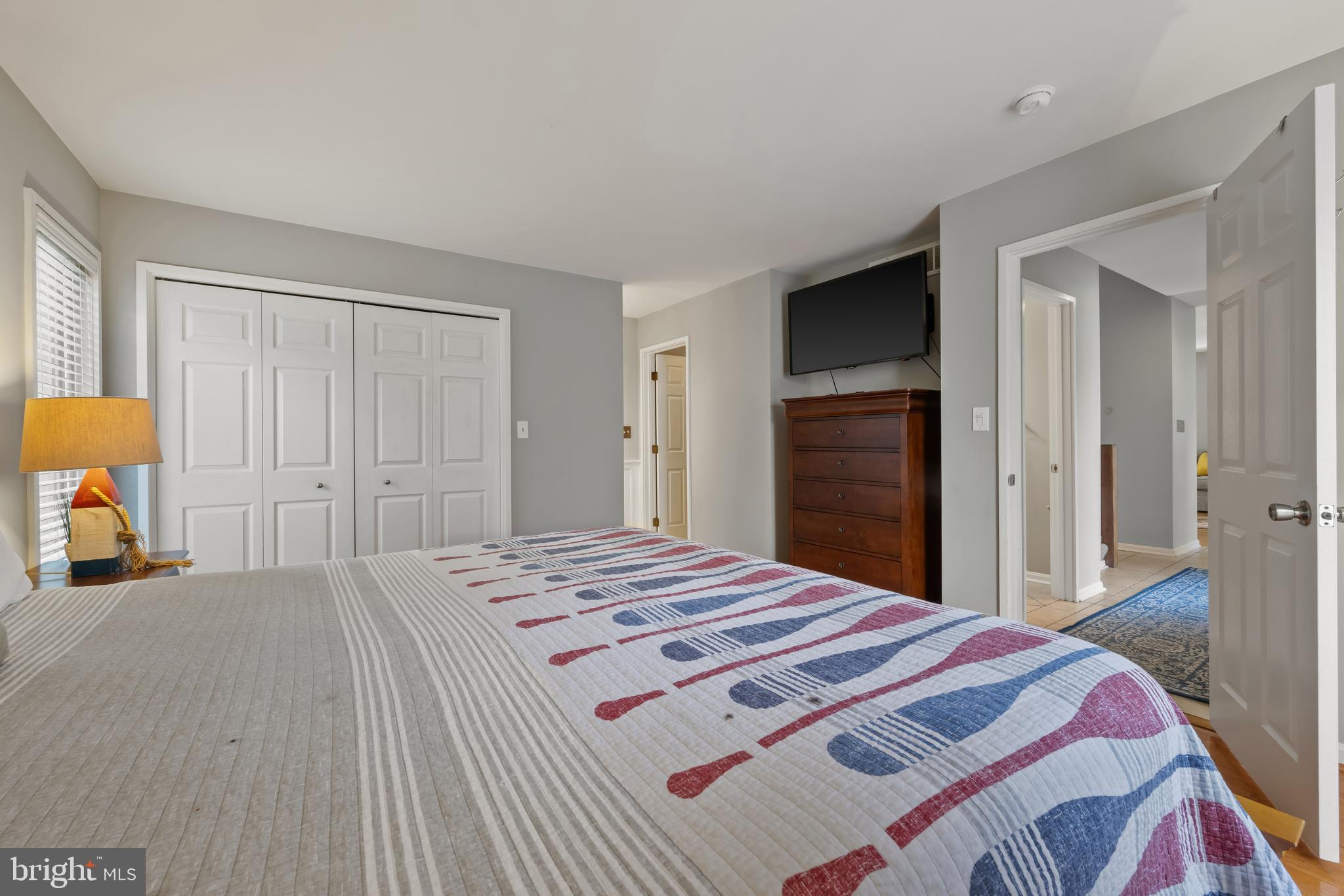 1403 Corey Lane Annapolis, MD 21401 - Photo 23 of 40 a bedroom with a bed and a closet