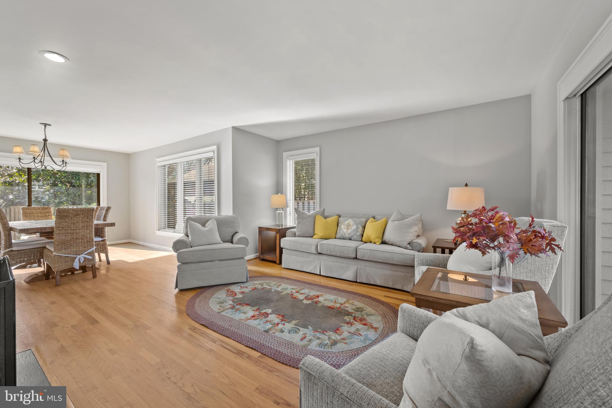 1403 Corey Lane Annapolis, MD 21401 - Photo 6 of 40 a living room with furniture or couch and a wooden floor