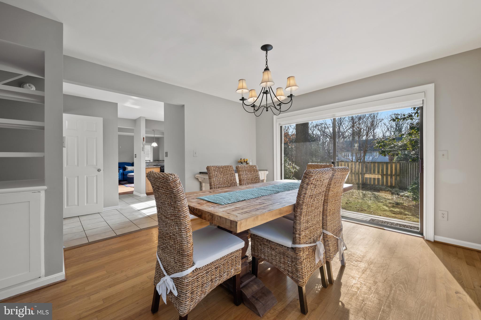 1403 Corey Lane Annapolis, MD 21401 - Photo 10 of 40 a view of a dining room with furniture window and wooden floor