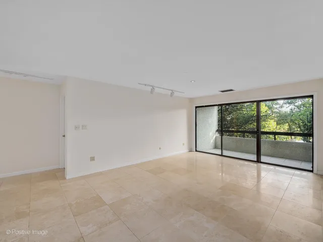 a view of an empty room with a empty space