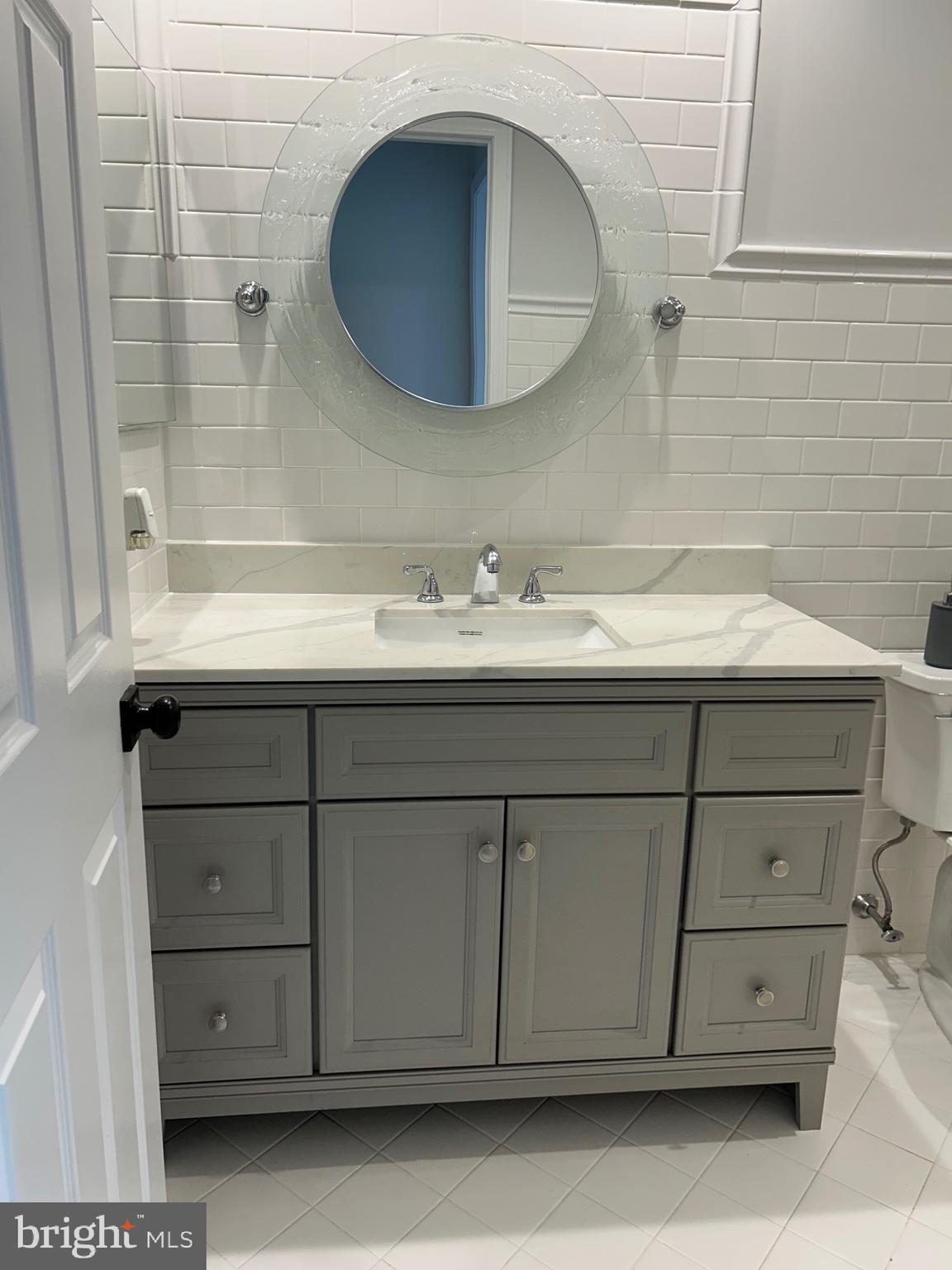 1 Pendleton Court Marlton, NJ 08053 - Photo 20 of 36 a bathroom with a sink and a mirror