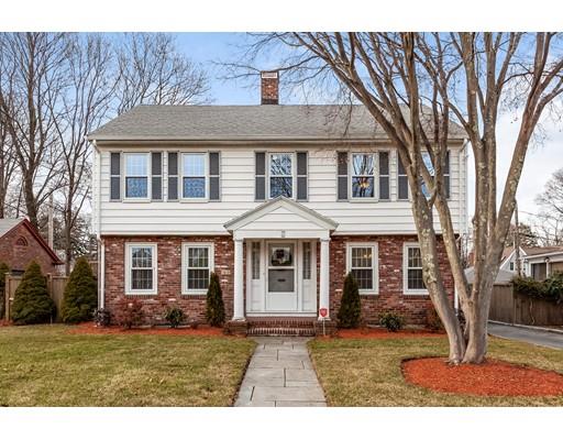37 Arapahoe Road Newton, MA 02465 - Photo 1 of 30 a front view of a house with garden