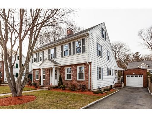 37 Arapahoe Road Newton, MA 02465 - Photo 3 of 30 a front view of a house with a yard