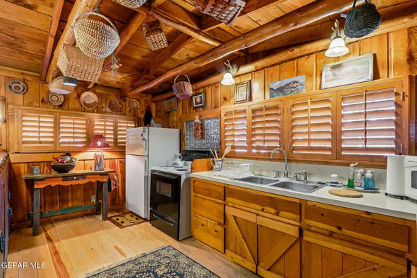 a room with lots of storage and utility