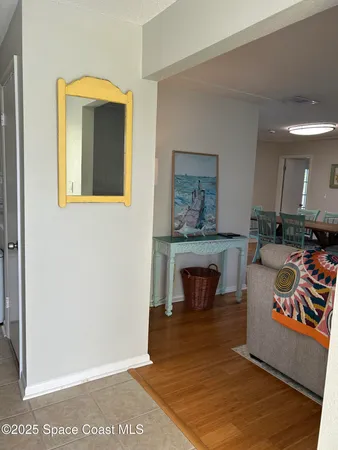 a view of kitchen and living room