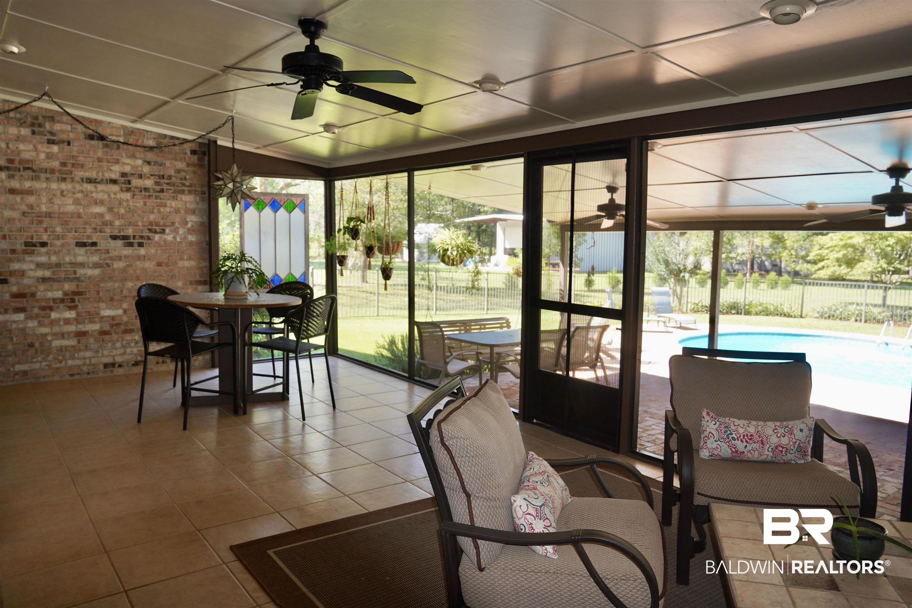 117 Belle Meade Brewton, AL 36426 - Photo 30 of 62 Sunroom with ceiling fan