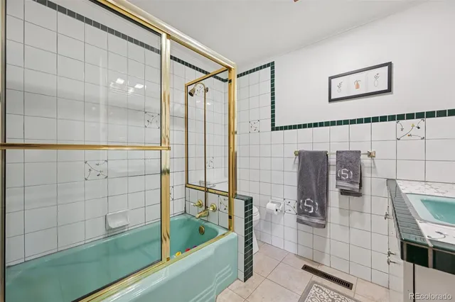 a theatre with furniture and a large window