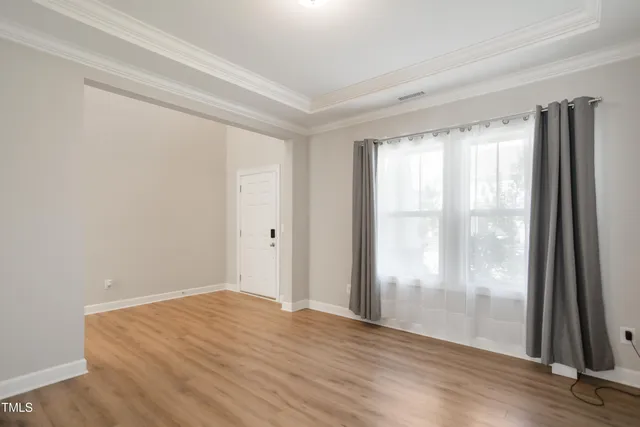 a room that has a bed in it