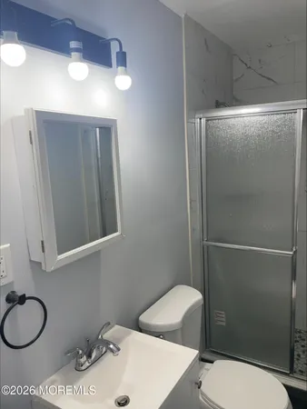 a bathroom with a sink toilet and vanity