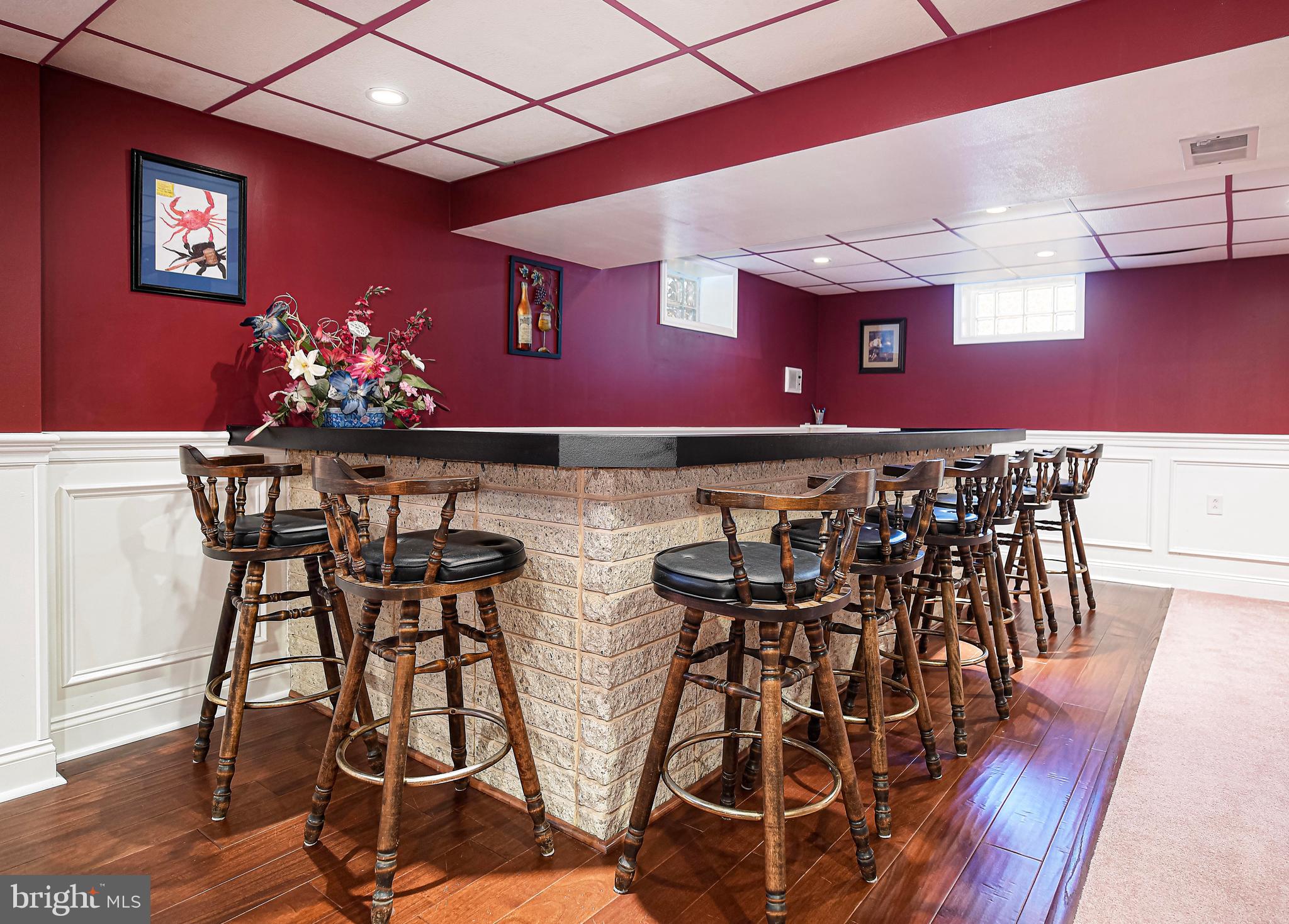 8103 Candle Lane Rosedale, MD 21237 - Photo 33 of 50 Lower Level Bar w/ Stools