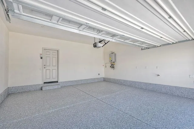 a view of a room with an entryway