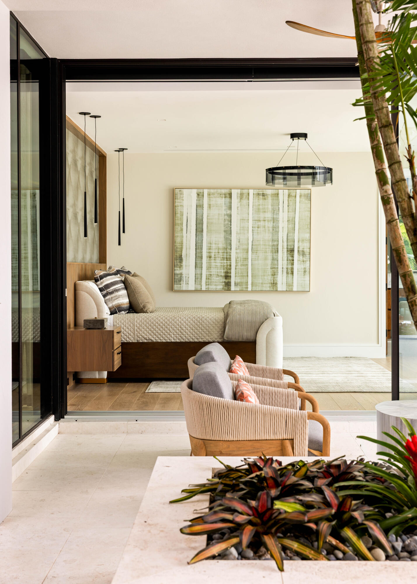 488 South Beach Road Jupiter Island, FL 33455 - Photo 26 of 54 a living room with furniture and a large window