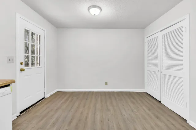 wooden floor in an empty room