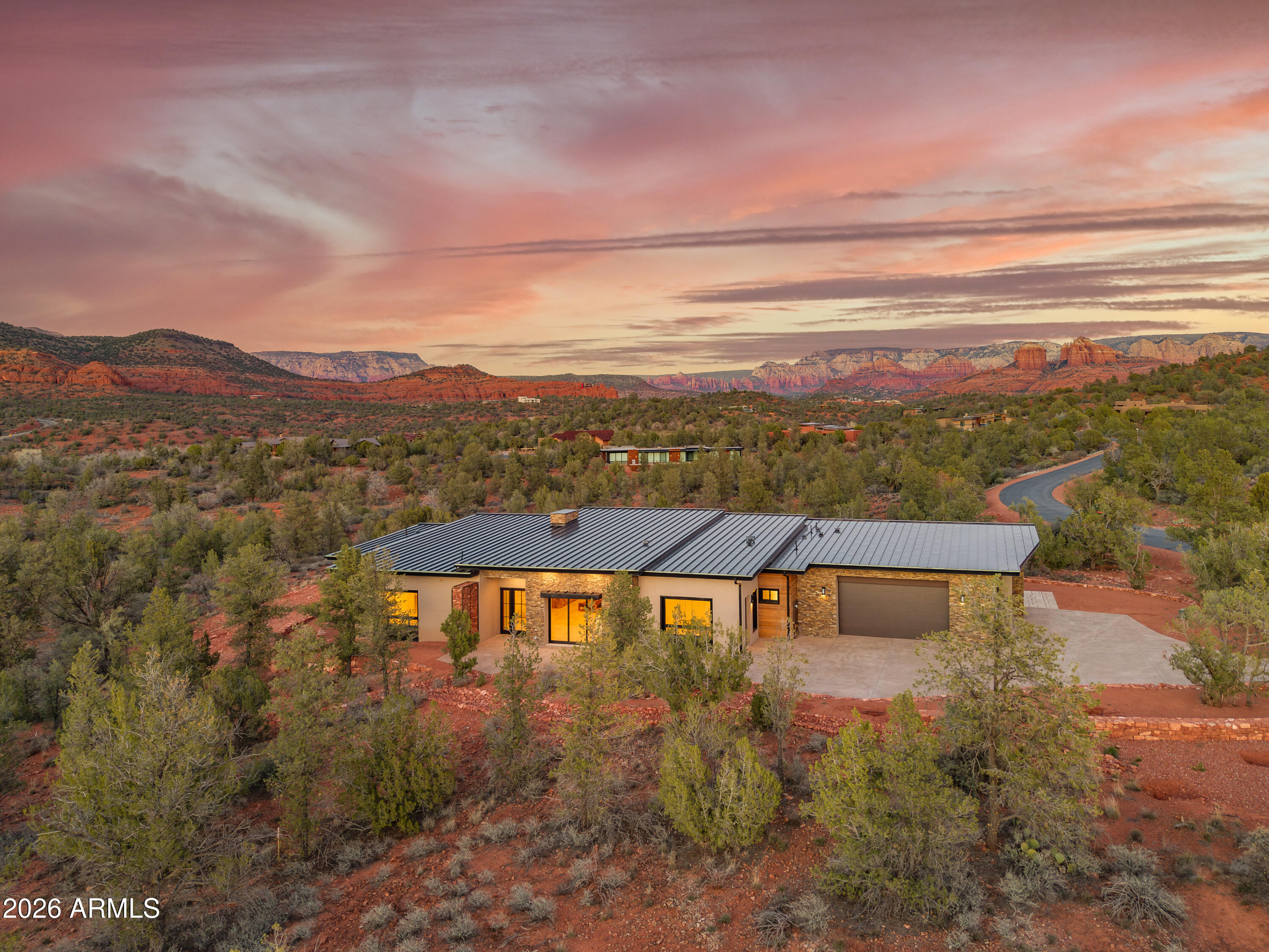 10 Amber Cliffs Way Sedona, AZ 86336 - Photo 58 of 60 Rainbow Skies