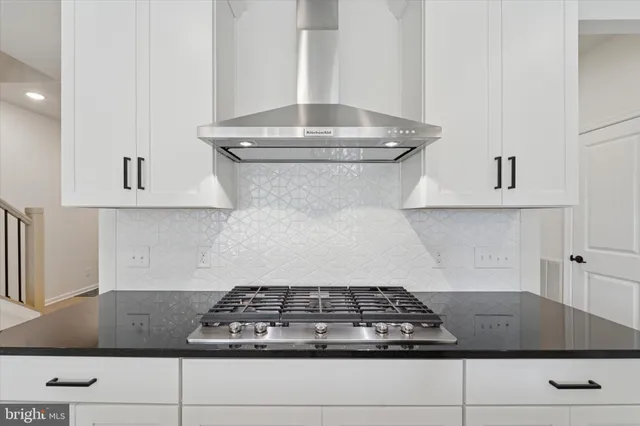 a close view of a stove