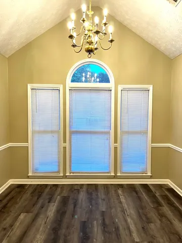 a view of an entryway of a house