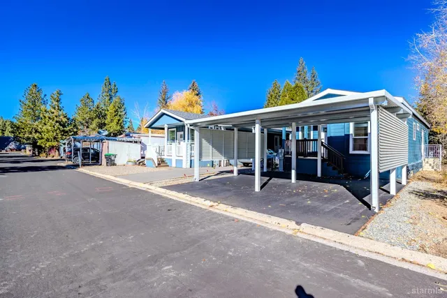 a view of a house with a patio