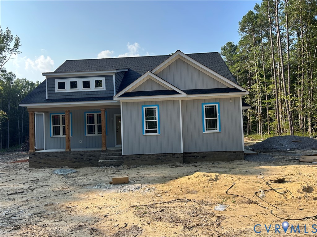 19106 Carson Road Dinwiddie, VA 23841 - Photo 1 of 6 Modern farmhouse construction featuring a two-stor