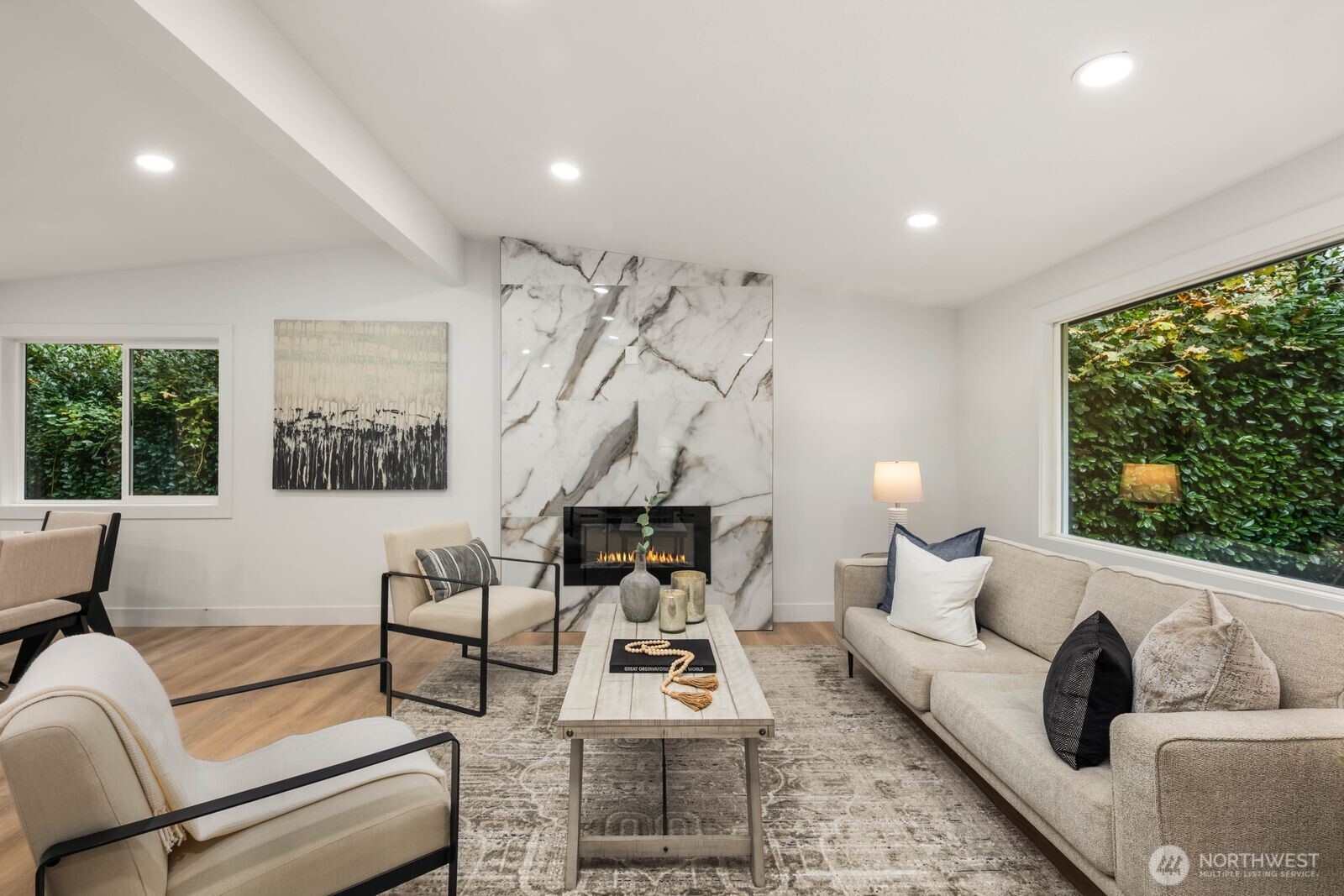 14866 154th Place Southeast Renton, WA 98058 - Photo 5 of 36 a living room with furniture and a large window