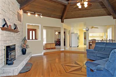 3688 Roblar Road Petaluma, CA 94952 - Photo 4 of 10 a living room with furniture and a fireplace
