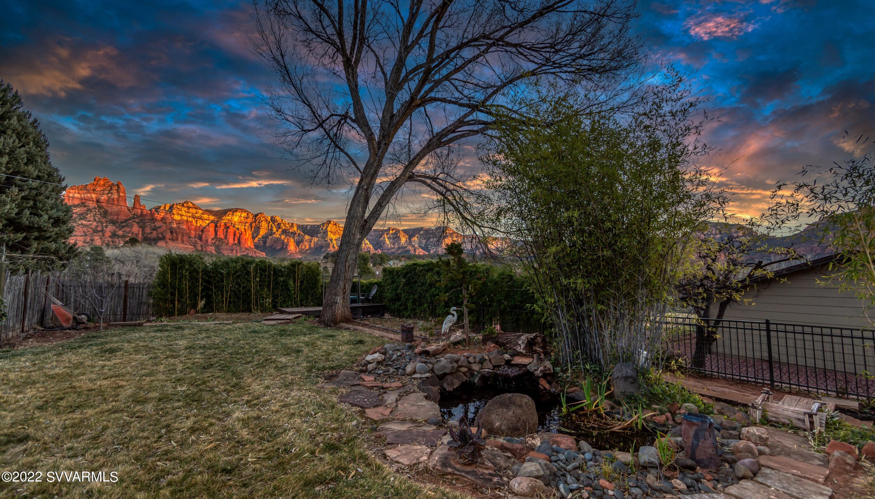 55 Abbott Road Sedona, AZ 86336 - Photo 7 of 36 Lush Grass with Pond!