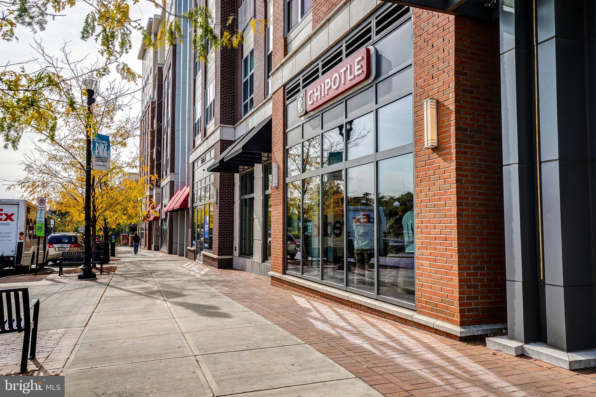 849 South Glebe Road Arlington, VA 22204 - Photo 30 of 38 Columbia Pike with restaurants and shops