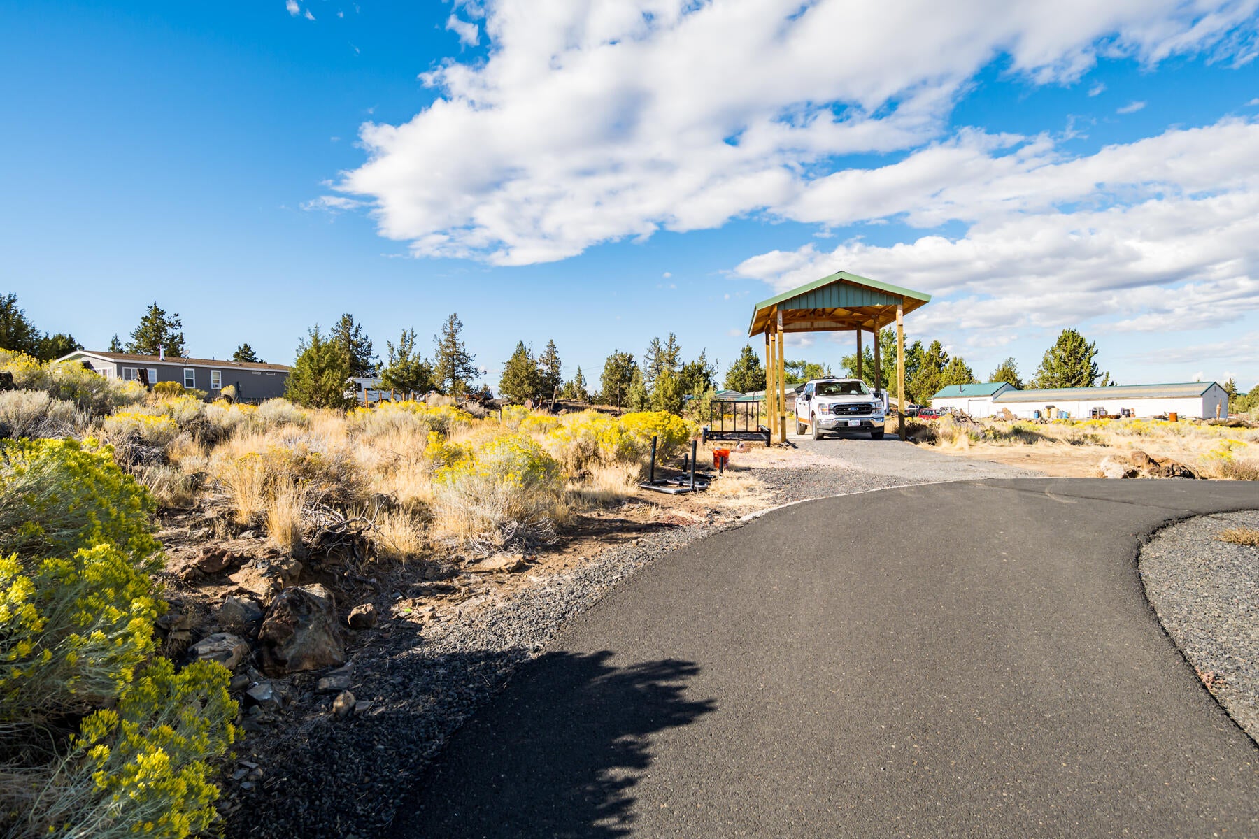 8032 Southwest Sand Ridge Road Terrebonne, OR 97760 - Photo 32 of 42 Covered RV/Boat parking