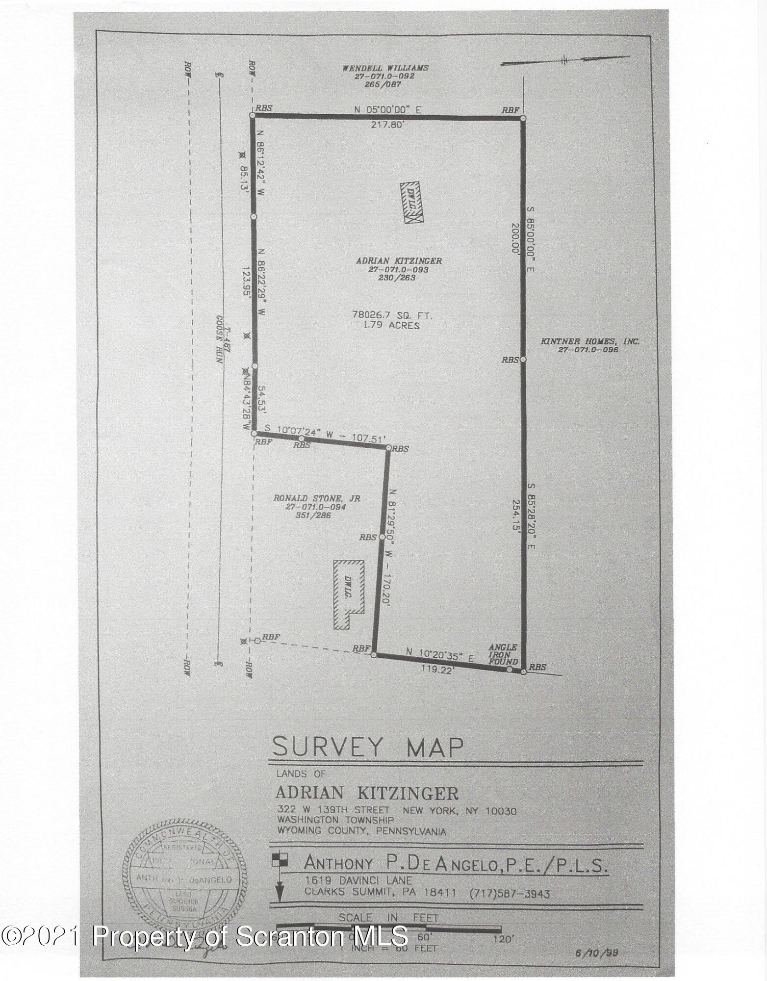 30 Goose Run Road Tunkhannock, PA 18657 - Photo 2 of 6 2-Kitzinger_Survey Map