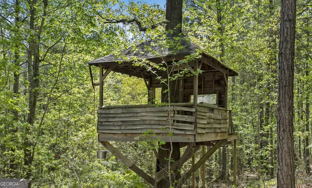 a view of lake with mountain