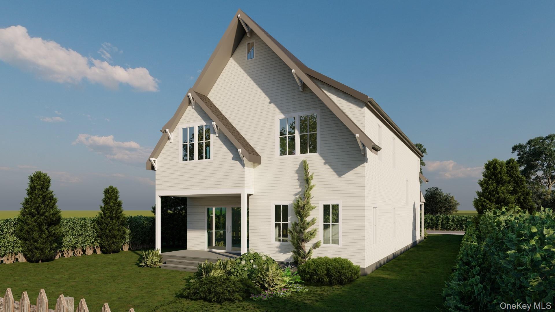 0 Lyman Place Dobbs Ferry, NY 10522 - Photo 4 of 6 a front view of a house with a yard