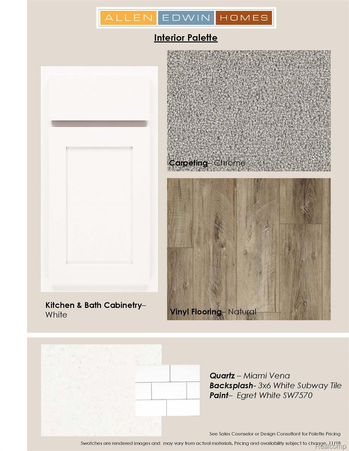 3193 Quail Ridge Court Clio, MI 48420 - Photo 19 of 29 Interior Palette