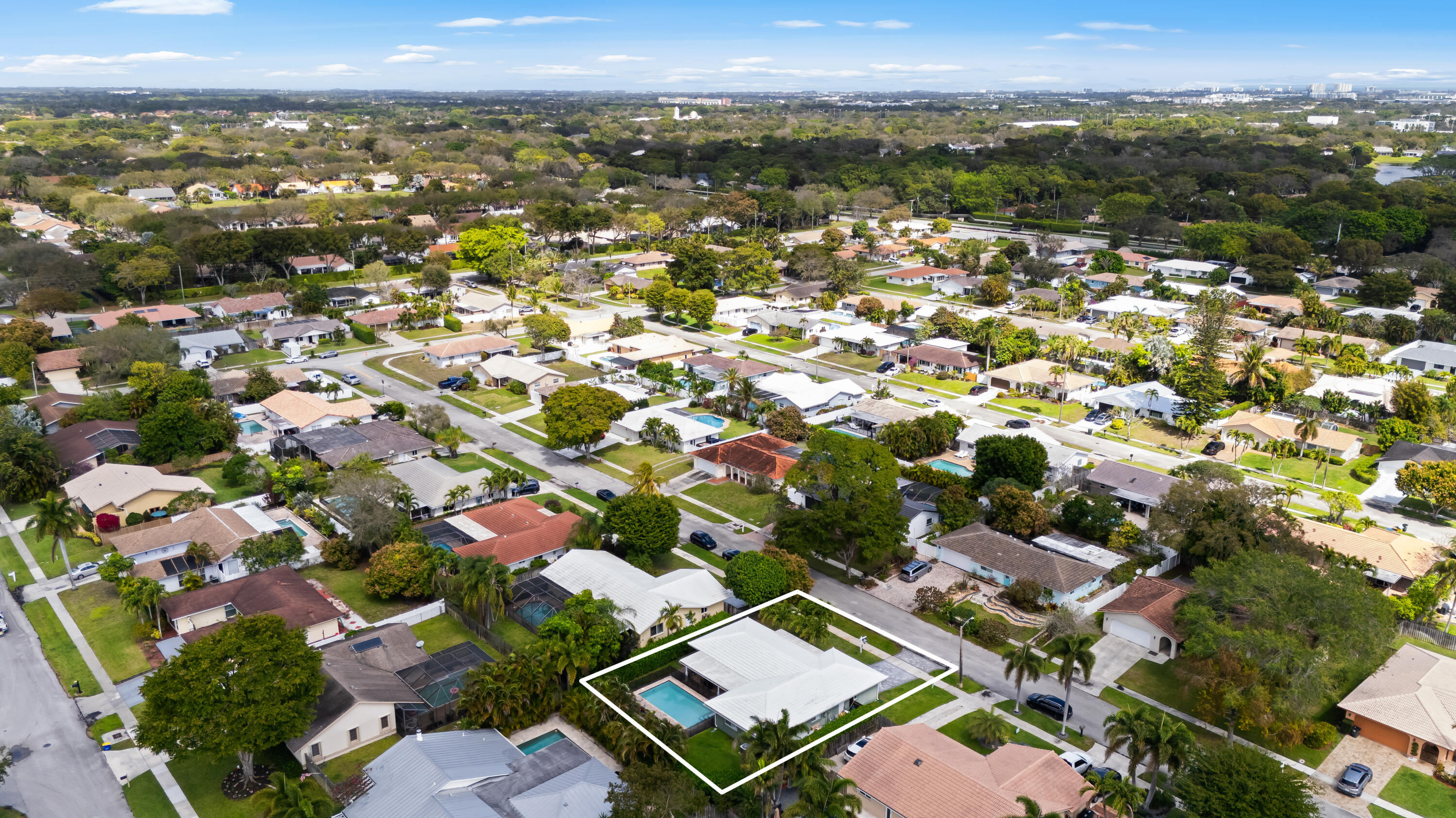 3333 Northwest 26th Court Boca Raton, FL 33434 - Photo 37 of 41 an aerial view of residential houses with outdoor space